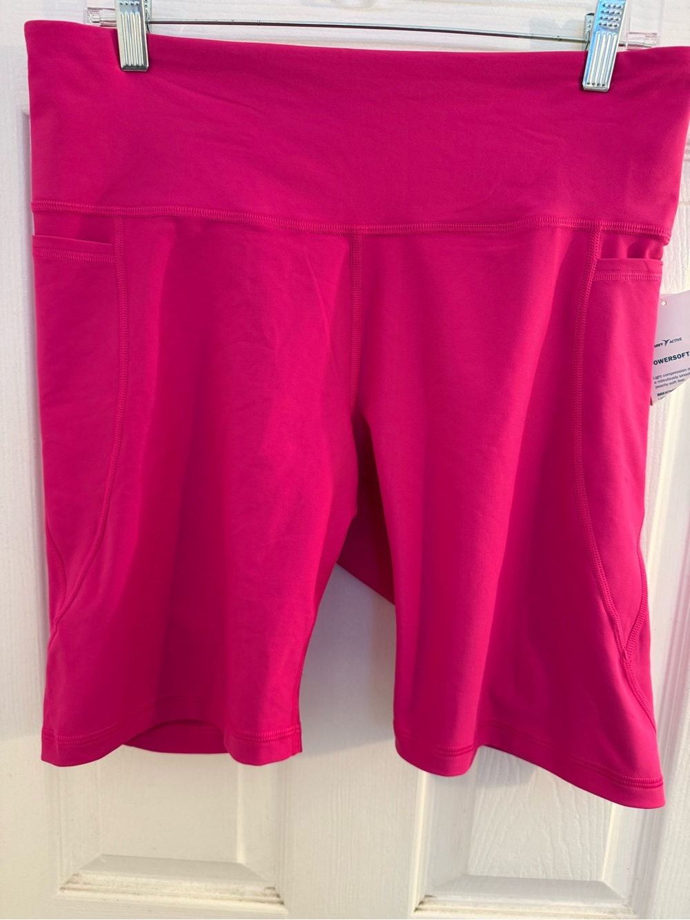 NWT Old Navy Hot Pink Women’s Bermuda Biker Shorts Size XL
